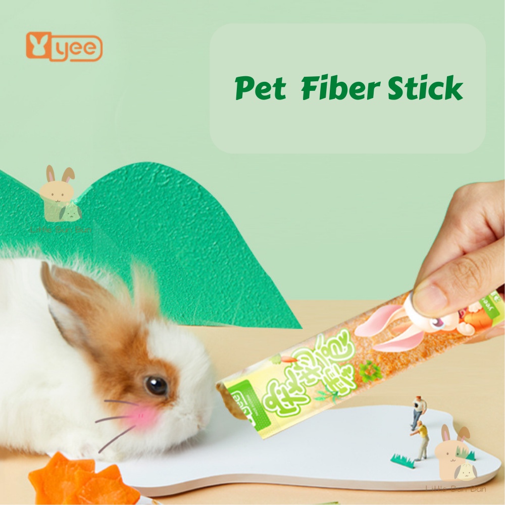 View of Pet fiber stick- timothy hay extracted food snack treat rabbit ...