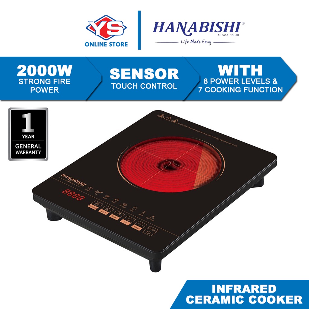 Hanabishi infrared store ceramic cooker