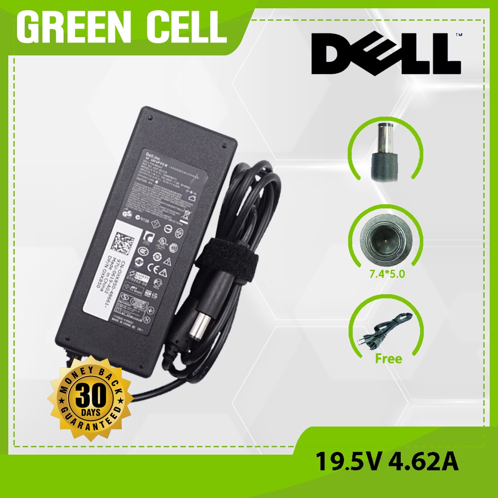 90W AC Adapter Charger For Dell Latitude E6410, E6420, E6530 & More - 19.5V, 4.62A