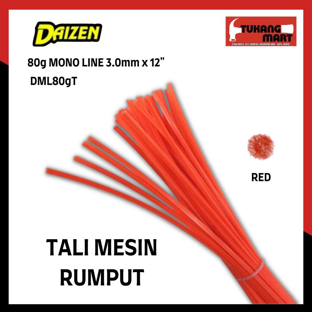 DAIZEN 80g Mono Line 3.0mm x 12