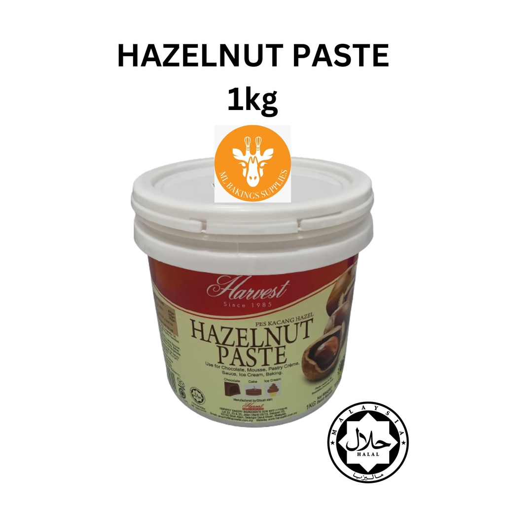 [READY STOCK] Hazelnut Paste / Pes Kacang Hazel 1 Kg HALAL NATURAL