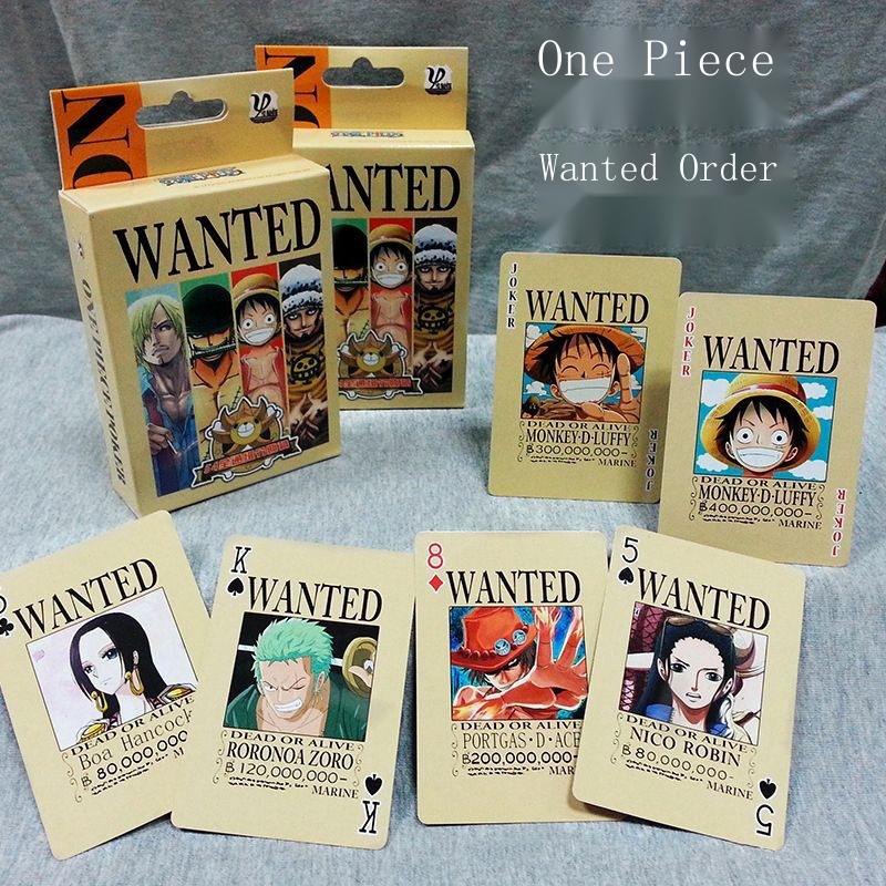 One Piece Wanted Playing Card Collection Chopper Luffy Card Zoro