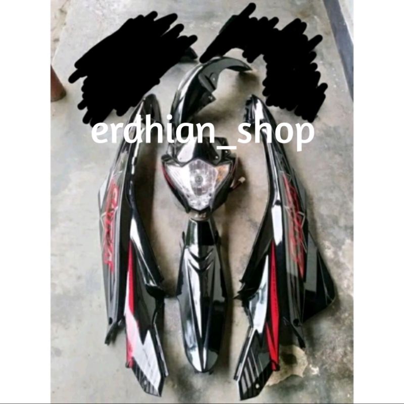 HITAM Package Savings Body Cover Full Set Smooth Without Wings Satria ...