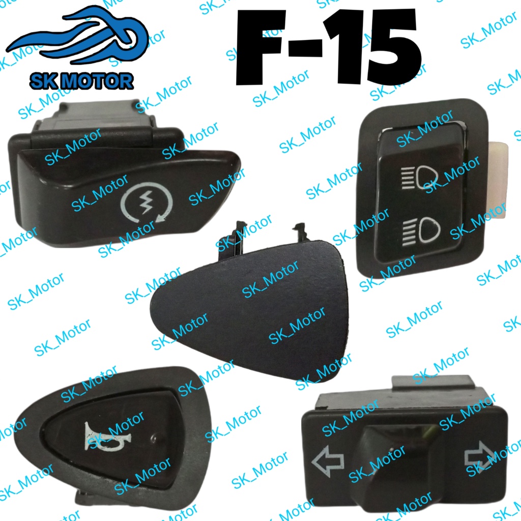 WMOTO F-15 F15 FLASH 150 Button Starter Horn Hi Low Signal Cap On Off ...