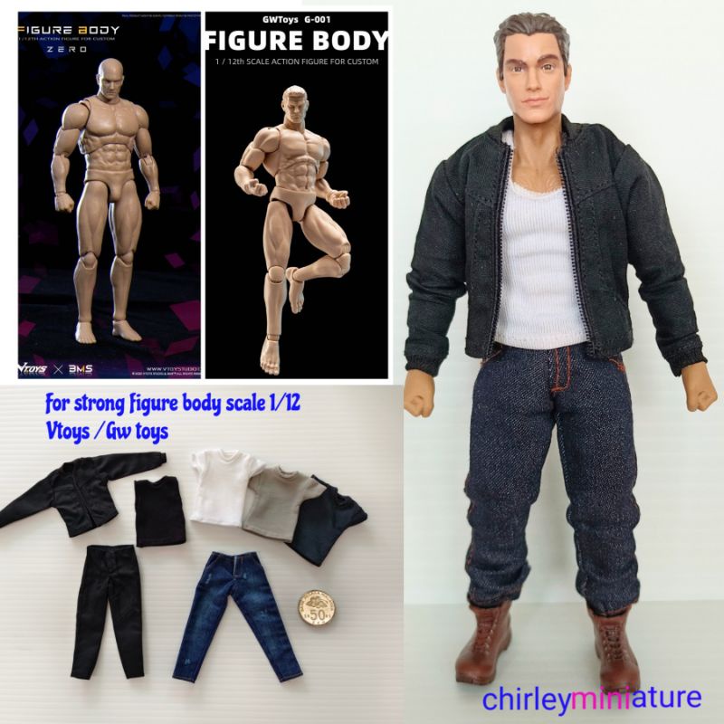 1 12 Scale Action Figure Clothes, 1 12 Action Figures Body