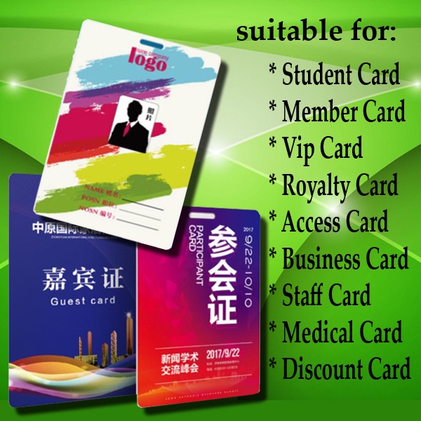 Premium PVC/PET ID Card/High Glossy/20x30cm/0.76mm/For Inkjet/Laser ...