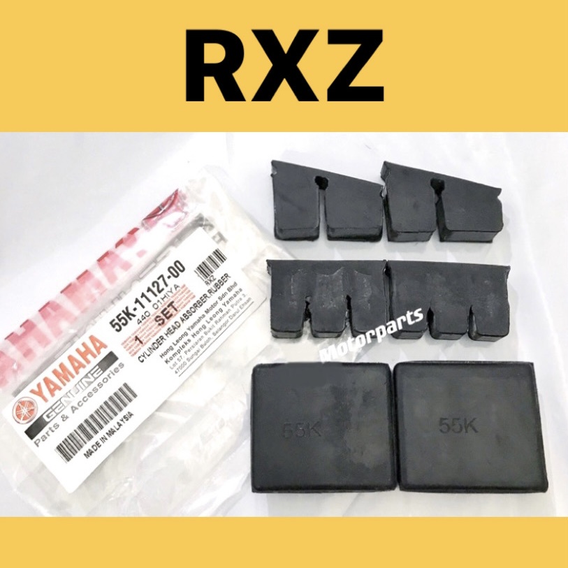 RXZ Cylinder Block & Head Rubber (1set) Getah Block & Head GETAH DAMPER