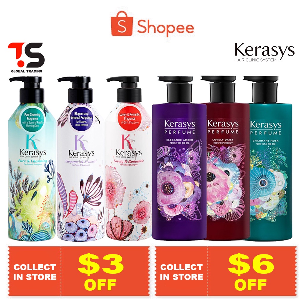 Kerasys Perfume Blooming Flowery/Glam Stylish/Pure Charming/Charmant ...