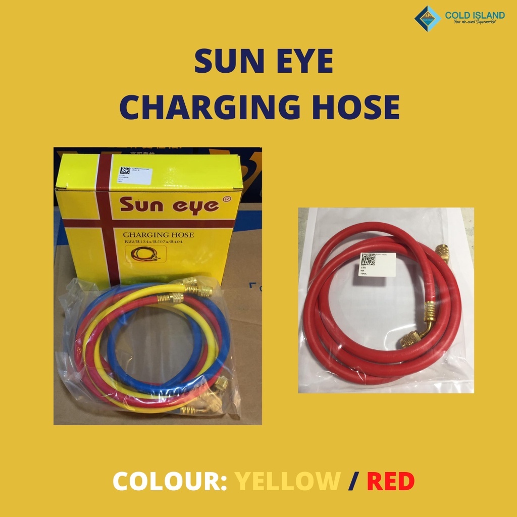AIR COND GAS PIPE CHARGING HOSE R22 5FT / R410 5FT / R410 8FT & HOSE