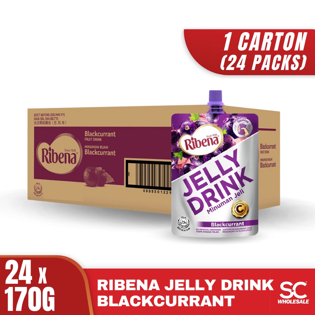 Ribena Jelly Drink Regular Blackcurrant 170g x 24 Shopee Malaysia