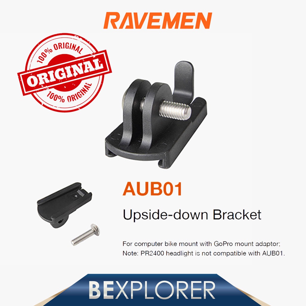 RAVEMEN AUB01 UPSIDE DOWN BRACKET AUB01 for Standard GoPro mount