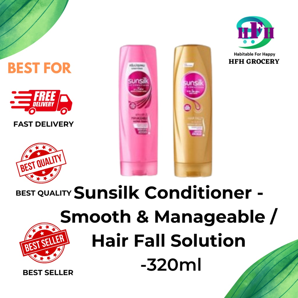 🔥sunsilk Conditioner Smooth And Manageable Hair Fall Solution 320ml🔥 Shopee Malaysia 3267