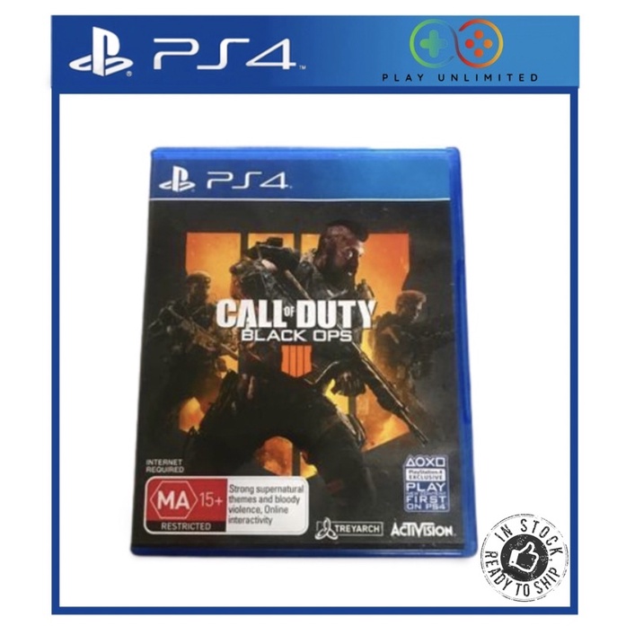 PS4 COD Ops 4 Call of Duty Black Ops 4 COD Black Ops IIII - Used PS4 ...