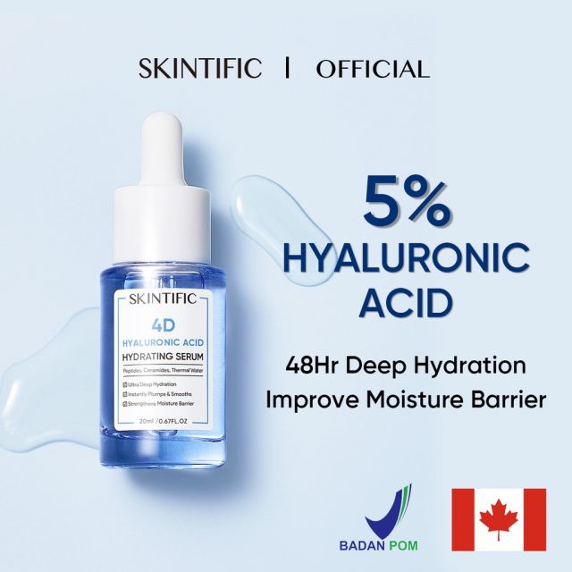 Skintific 4D Pure Hyaluronic Acid Hydrating Serum 20ml Shopee Malaysia