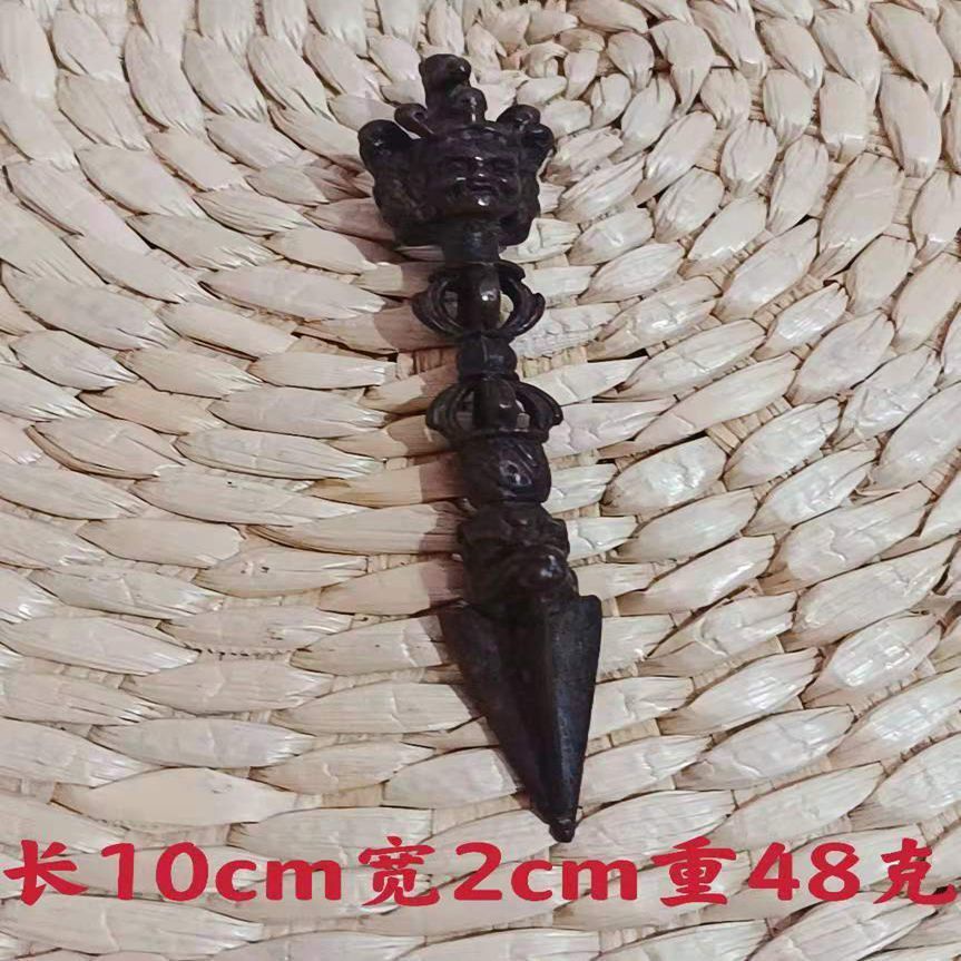 古韵纯铜法器摆件马头明王普巴金刚杵降魔杵镇宅辟邪风水铜器用品