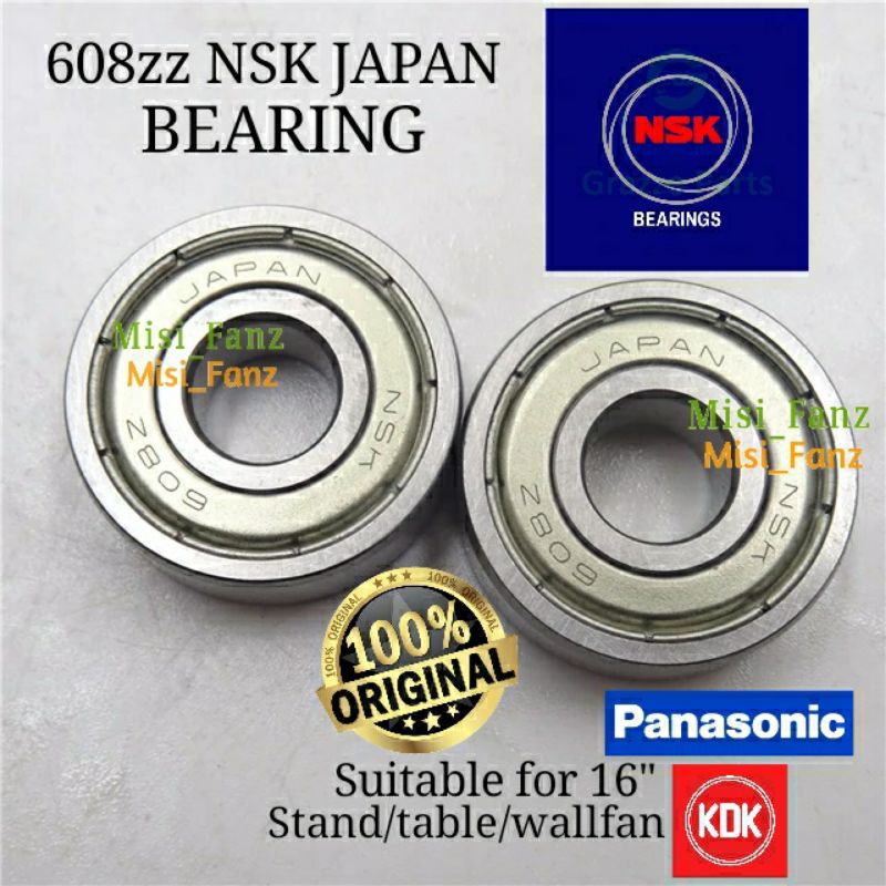 Original OEM 608zz JAPAN NSK BEARING | Shopee Malaysia