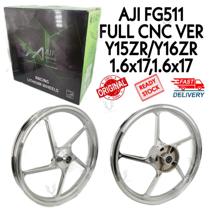 AJI RACING AJI 511 SPORT RIMS FULL CNC VER Y15ZR V1 Y15ZR V2 Y16ZR ...