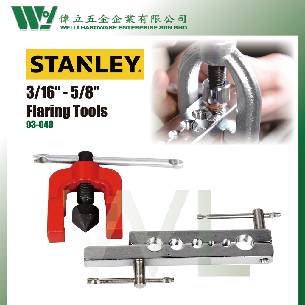 Stanley 3/16"5/8" Flaring Tool Set (9304022) / flaring tool aircond