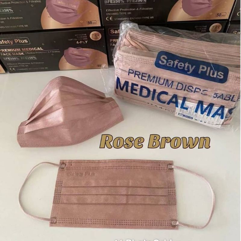 SEFTY PLUS 4Ply Premium Disposable Medical EARLOOP/HEADLOOP Face Mask