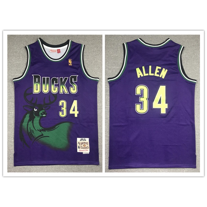 NBA Jersey Retro Version Basketball Uniform Milwaukee Bucks Janis Adeto Kunbo 34Th Men's Jersey Suit Yellow,3XL(175~180cm): Buy Online at Best Price in UAE