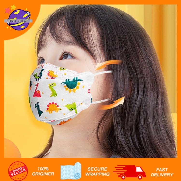 10pcs/pack KF94 Kids Face Mask / Baby Mask KF94 4 Layers Cartoon 3D