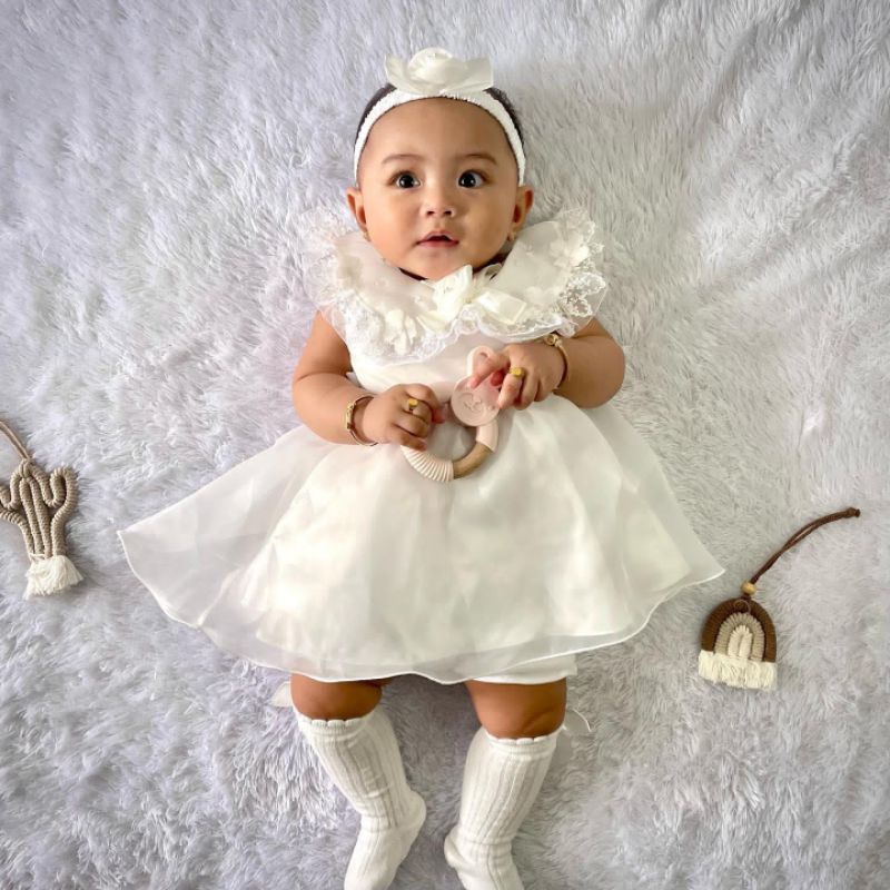 Aqiqah Beautifull baby clothes set Baby Dress Shopee Malaysia