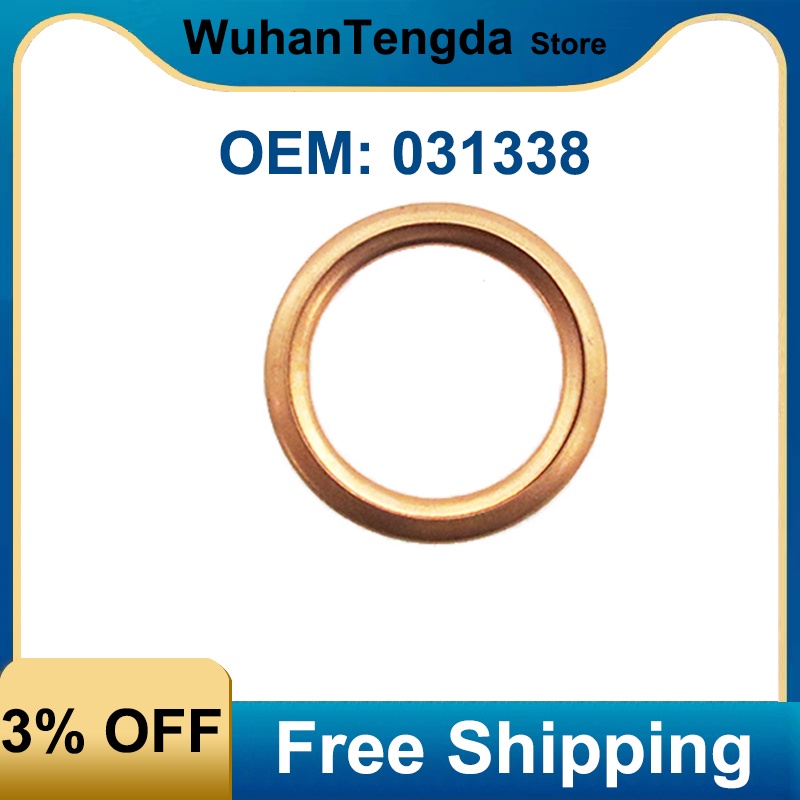 031338 Original New Engine Oil Pan Seal Screw Plug Gasket for Peugeot ...