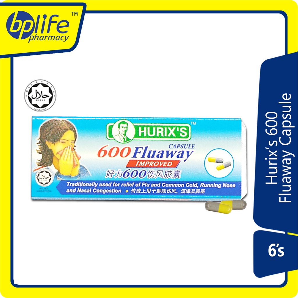 Hurix’s 600 Fluaway Capsule 6s | Shopee Malaysia