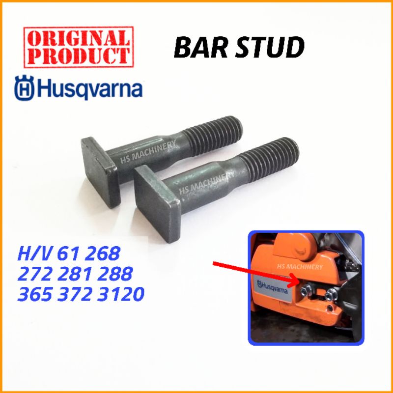 Original Husqvarna 61 266 268 272 281 288 394 395 Chainsaw Bar Stud