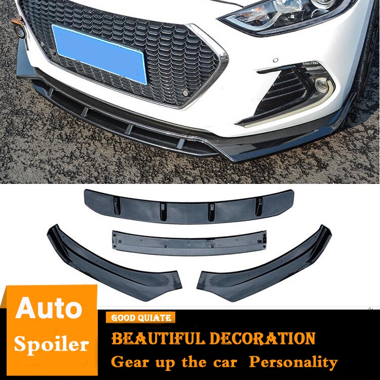 For Hyundai Elantra Body kit Spoiler 2016 2017 2018 2019 front Bumper