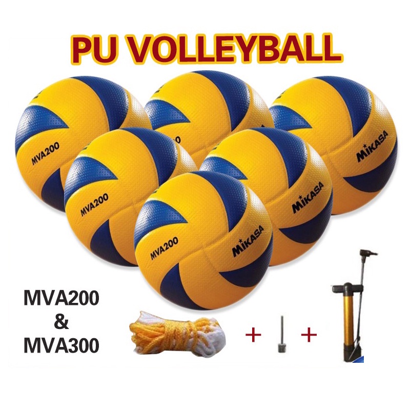 [Ready Stock Malaysia] MVA200 Mikasa Volleyball Ball Soft PU Bola ...