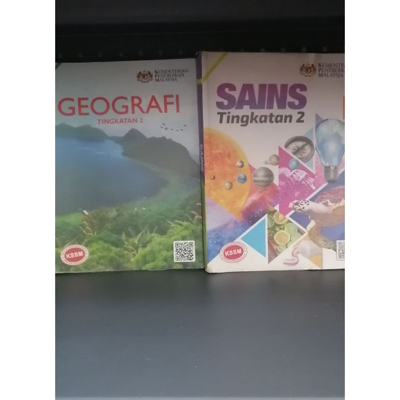 [PRELOVED] KSSM Buku Teks-Tingkatan 2 (Geografi, Sains) | Shopee Malaysia