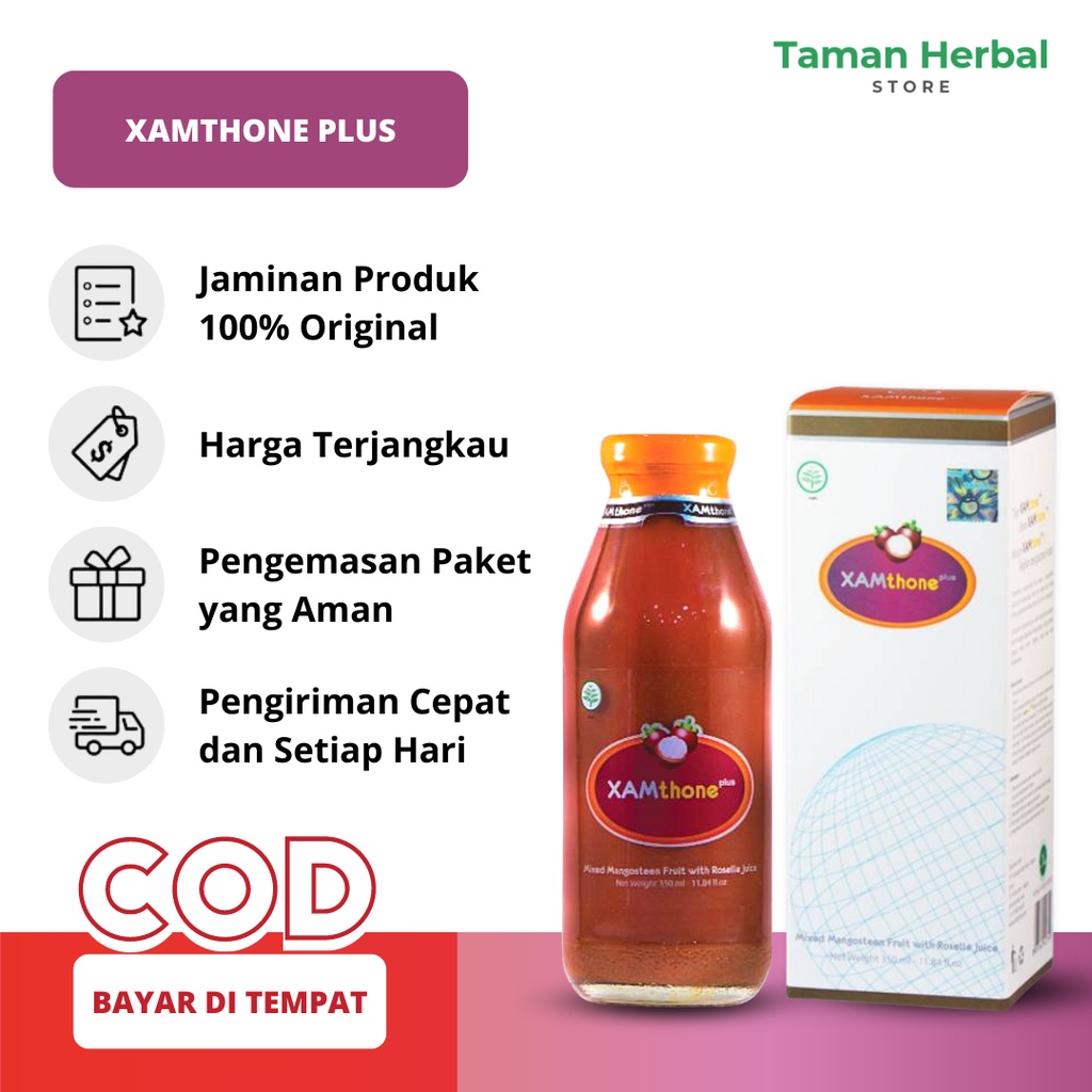 Xamthone Plus Original Mangosteen Skin Extract Juice Anti Virus