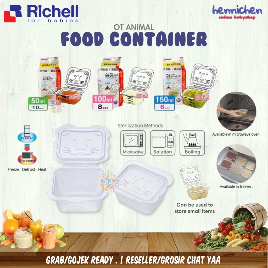 Richell OT Animal Food Container/Styrofoam Container/Gift Box/Gift Tool Shopee Malaysia