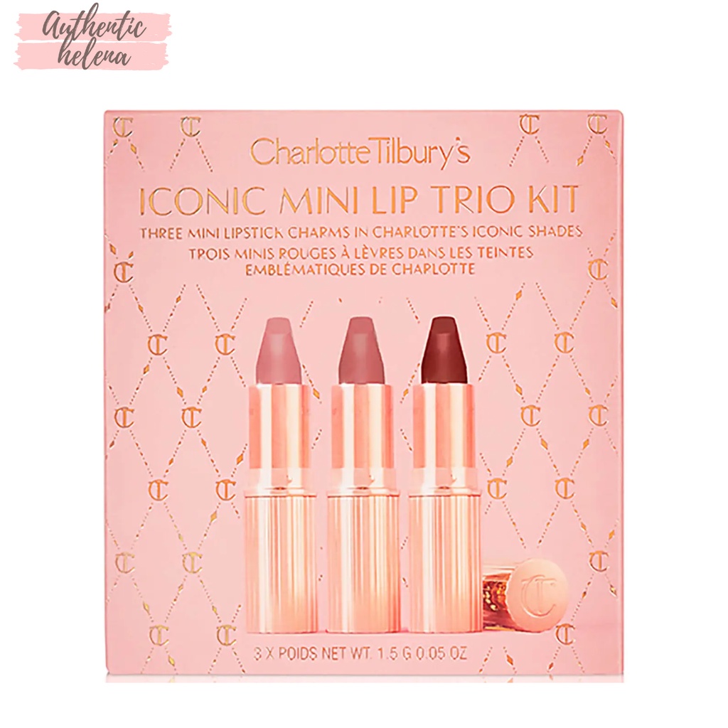 CHARLOTTE TILBURY Iconic Mini Matte Revolution Lipstick Trio Kit
