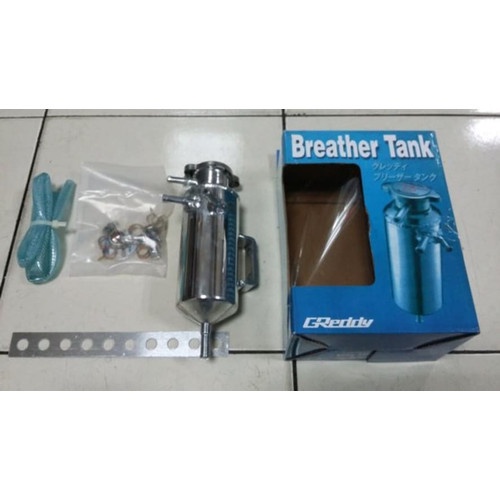 Greddy Water Coolant Aluminum Breather Tank Radiator Breather Tank