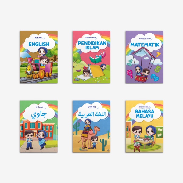 SET LEMBARAN KERJA TADIKA PRASEKOLAH : 6 BUAH BUKU | Shopee Malaysia