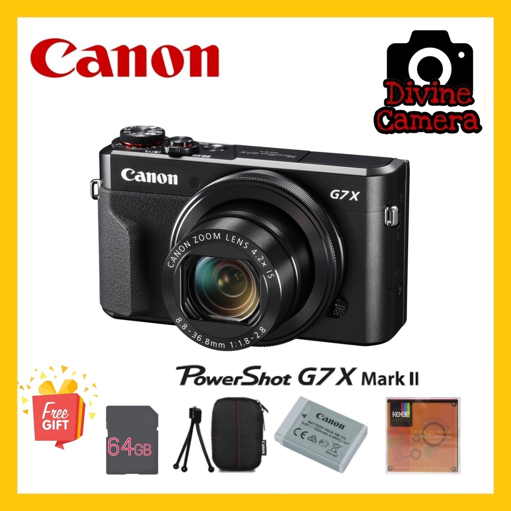 Canon PowerShot G7X Mark II Digital Camera Shopee Malaysia