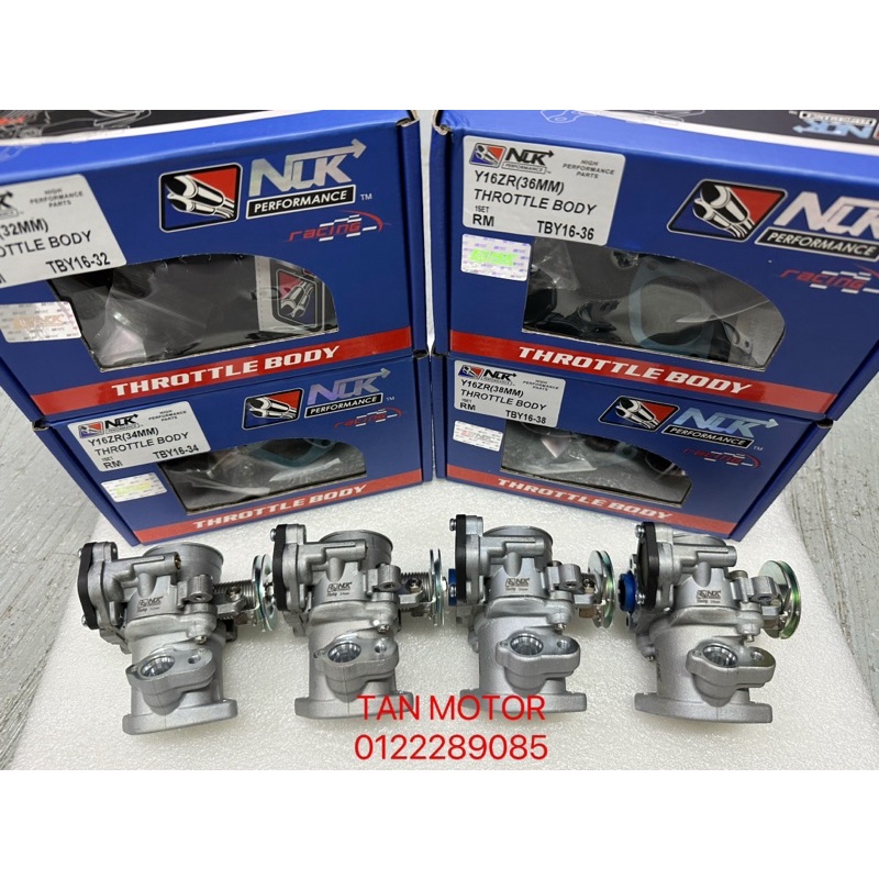 Y16ZR NLK PERFORMANCE THROTTLE BODY RACING OVAL 32mm 34mm 36mm 38mm