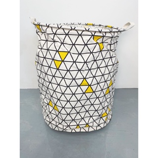 Laundry Bag Storage Basket Foldable Metal Frame Toy Bakul Dobi