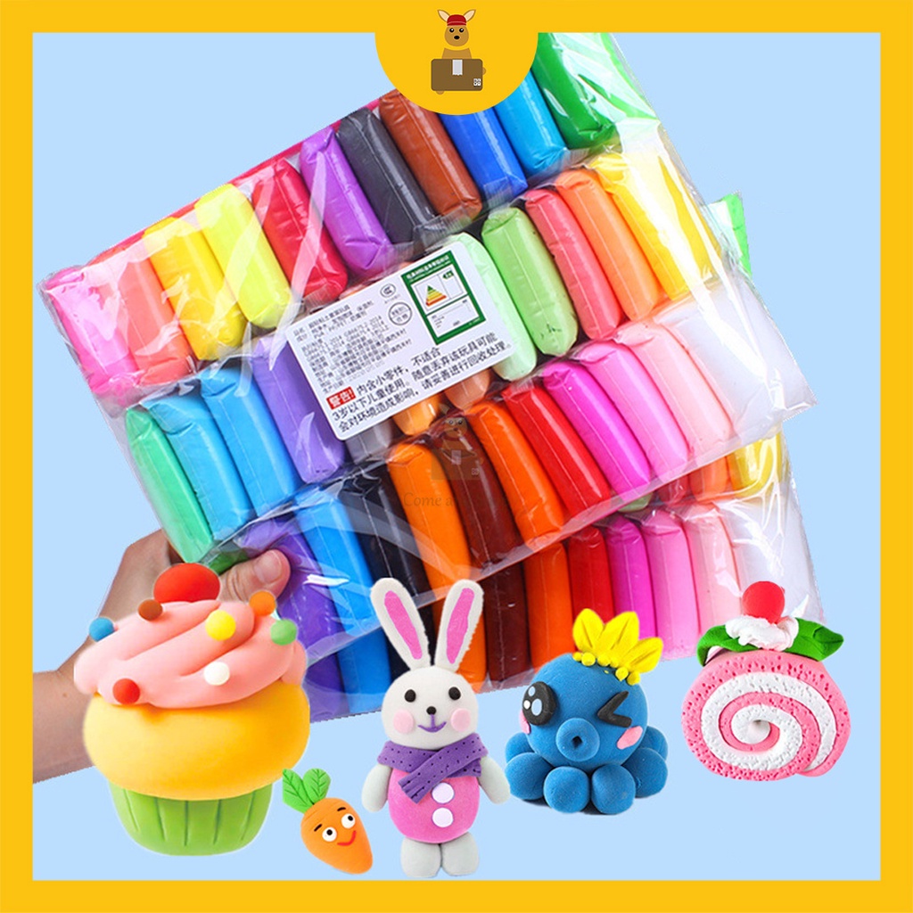 Kids Playdough Modelling Clay Children Light AirDry Clay Super Light