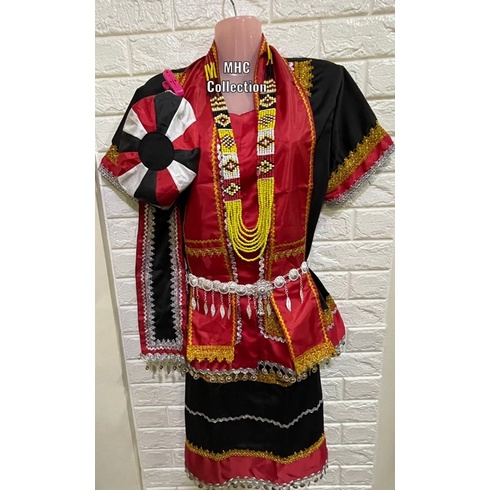 🌸 Baju Bidayuh Perempuan Sarawak 🌸 | Shopee Malaysia