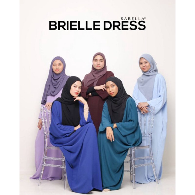 Ready Stock Malika Abaya Zahira Jubah And Brielle Dress By Sabella