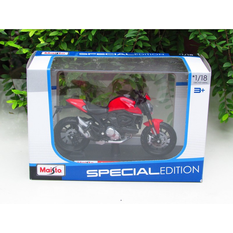 Miniatura Moto Ducati Diavel Carbon Coleção Maisto 1/18 Full Cor Preto Fosco E Vermelho - Foto 7