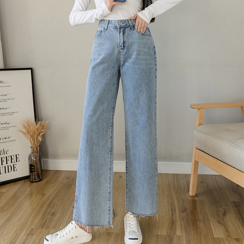 Baggy Jeans High Waist Loose Wide Leg Pants Women Straight Jeans Style ...