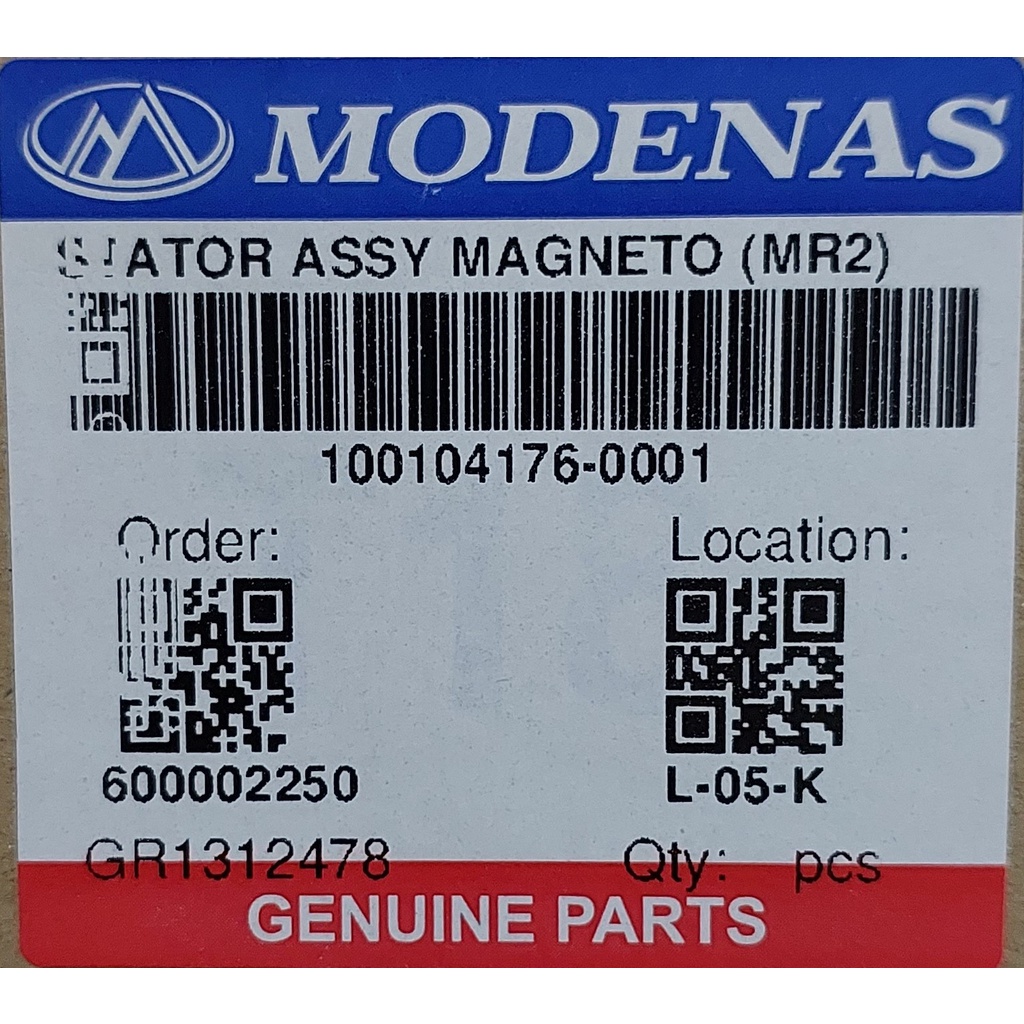 MODENAS 100 ORIGINAL KRISS MR2 MR3 FUEL COIL COIL STATOR COIL