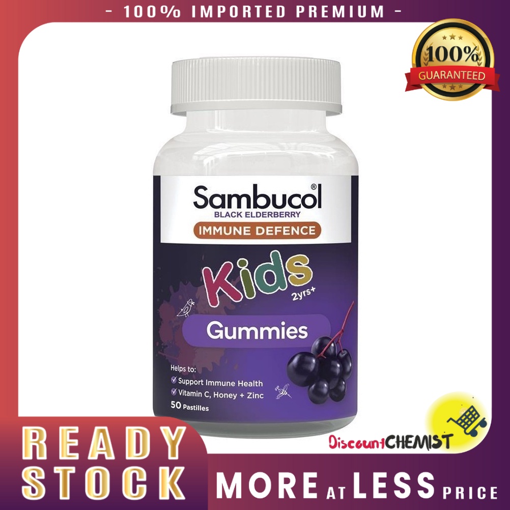 SAMBUCOL Australia Black Elderberry Kids Cold & Flu Relief / Cough