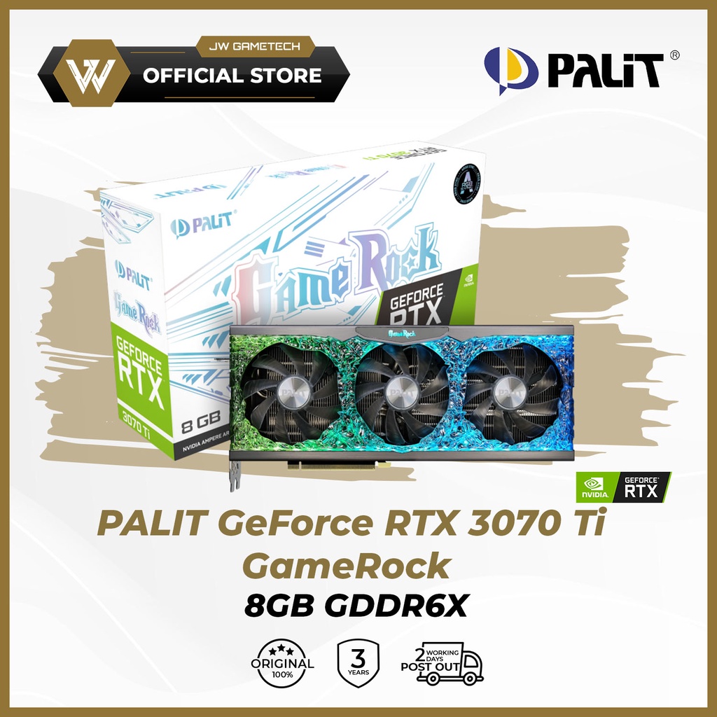 PALIT GeForce RTX 3070 Ti GameRock 8GB GDDR6X | Shopee Malaysia