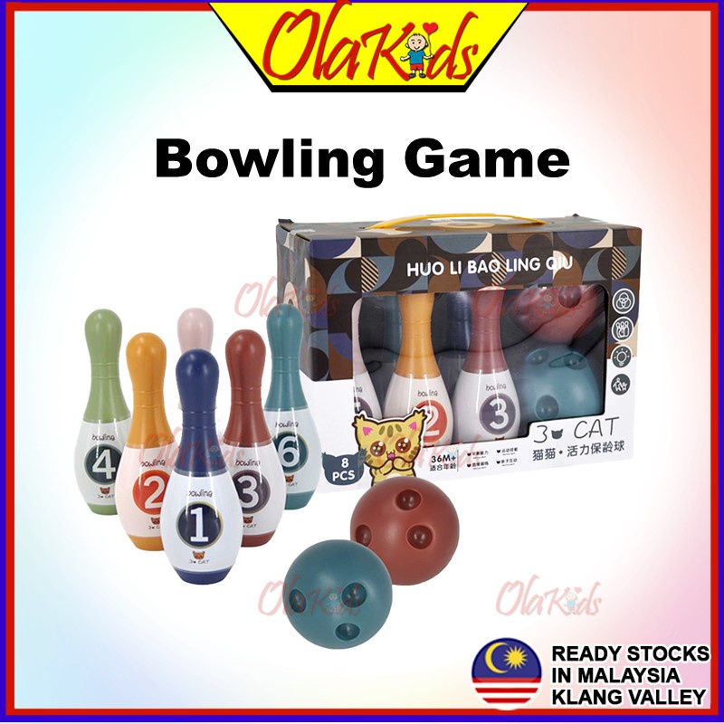 OLAKIDS Bowling Ball Set Kids Bowling Toys Bowl Game Toy Parentchild