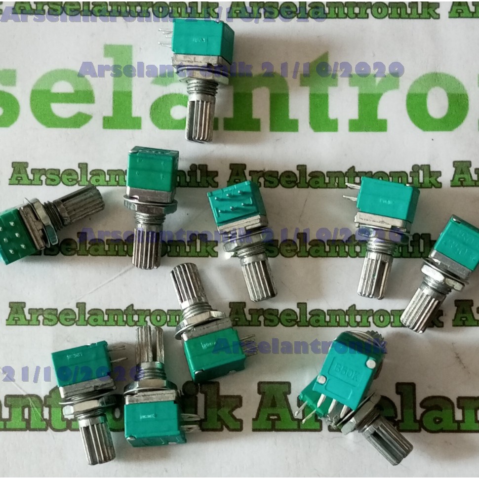 Sealed Potentiometer Stereo 50K Variable Resistor 50K Ohm 6pin Shopee